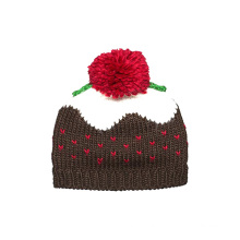 16FZCB11 jacquard knitting christmas beanie hat